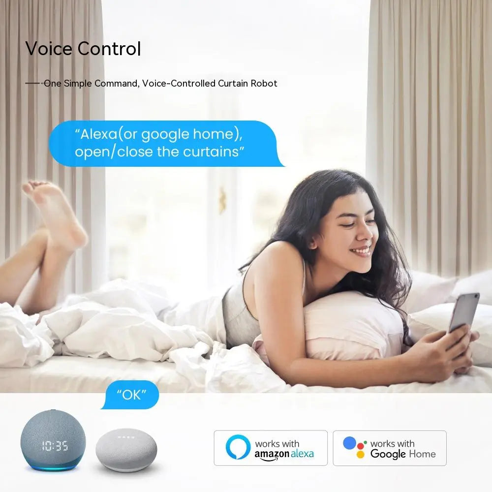 WiFi Vorhang Roboter - Automatische Vorhangsteuerung per App & Timer