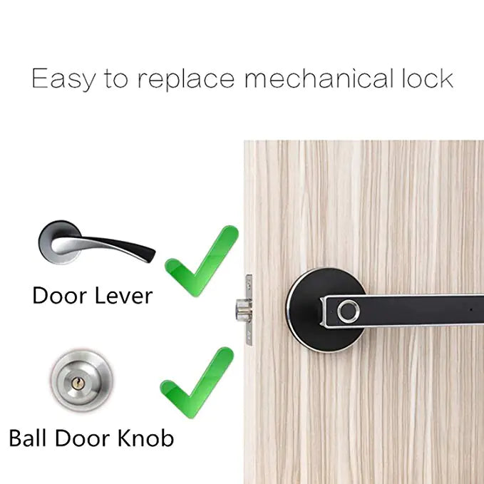 Fingerprint Smart Lock - Biometrisches Türschloss für Indoor Home Security