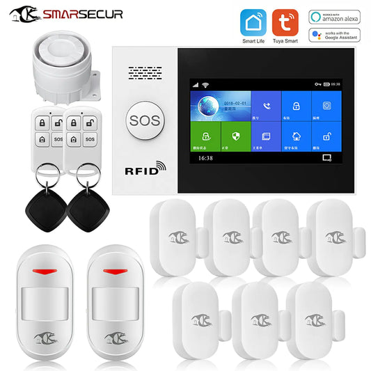 4G Smart Home Security Alarm - Professionelles Sicherheitssystem für Doors and Windows