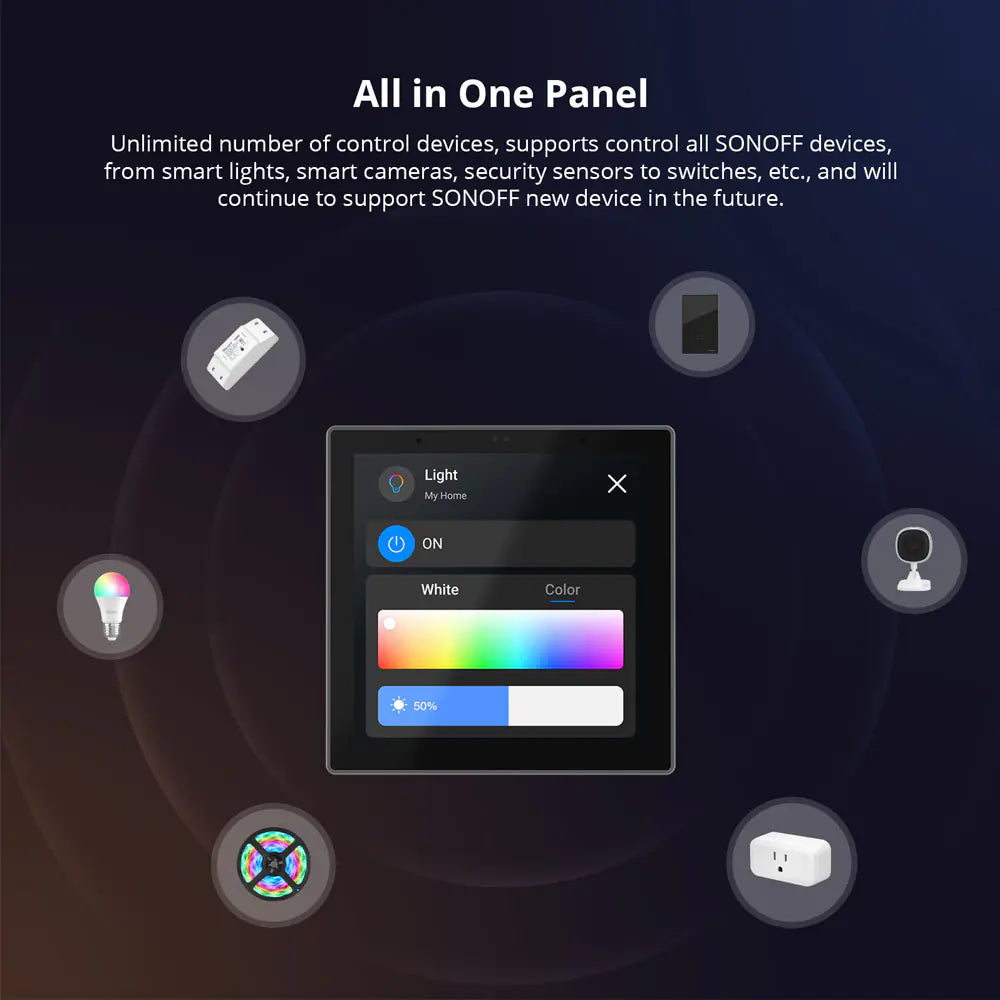 Zigbee 3.0 Smart Home Control Panel - Zentrale Steuerung mit Scene Control
