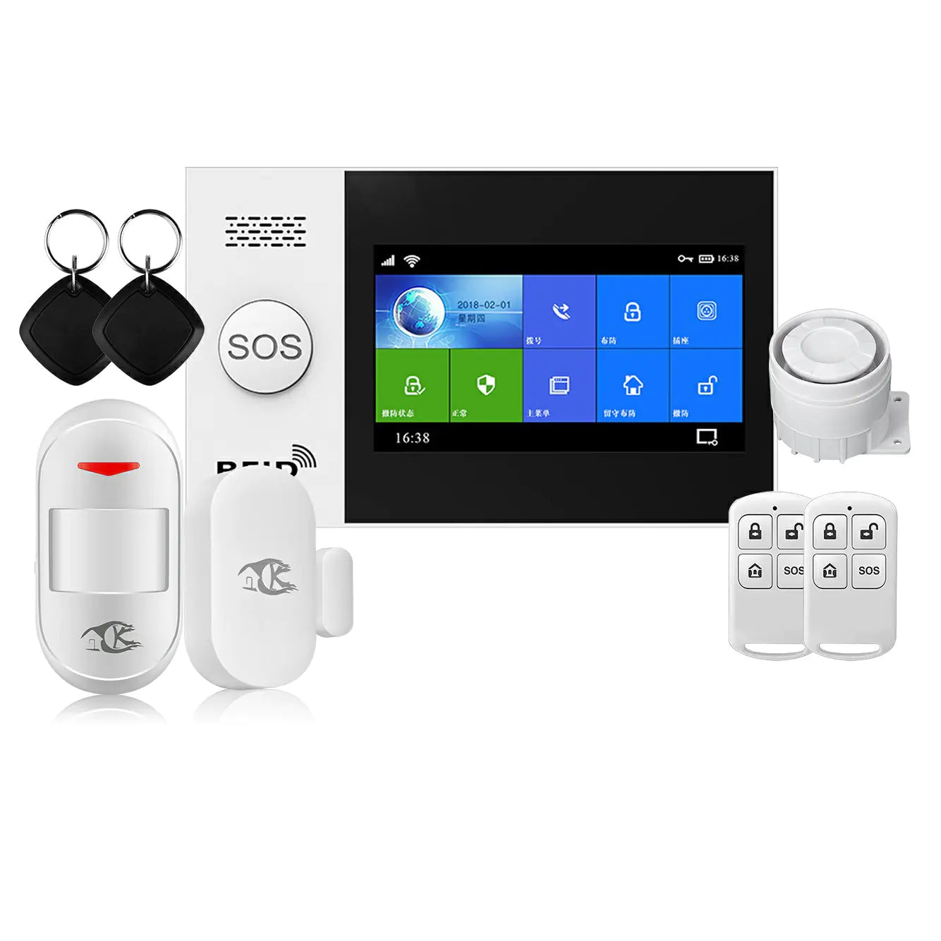 4G Smart Home Security Alarm - Professionelles Sicherheitssystem für Doors and Windows